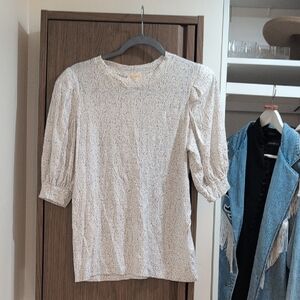 Nation LTD Cream Puff Sleeve Blouse